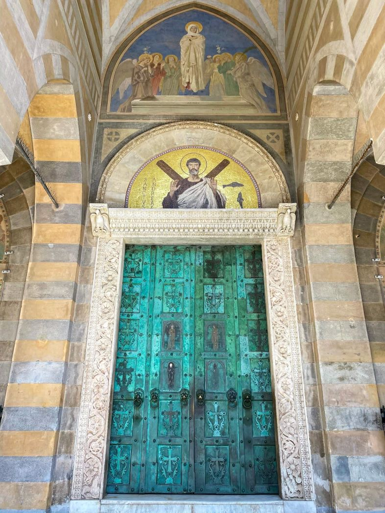 Eglise Sant&#039;Andrea à Amalfi sur la côte Amalfitaine en Italie