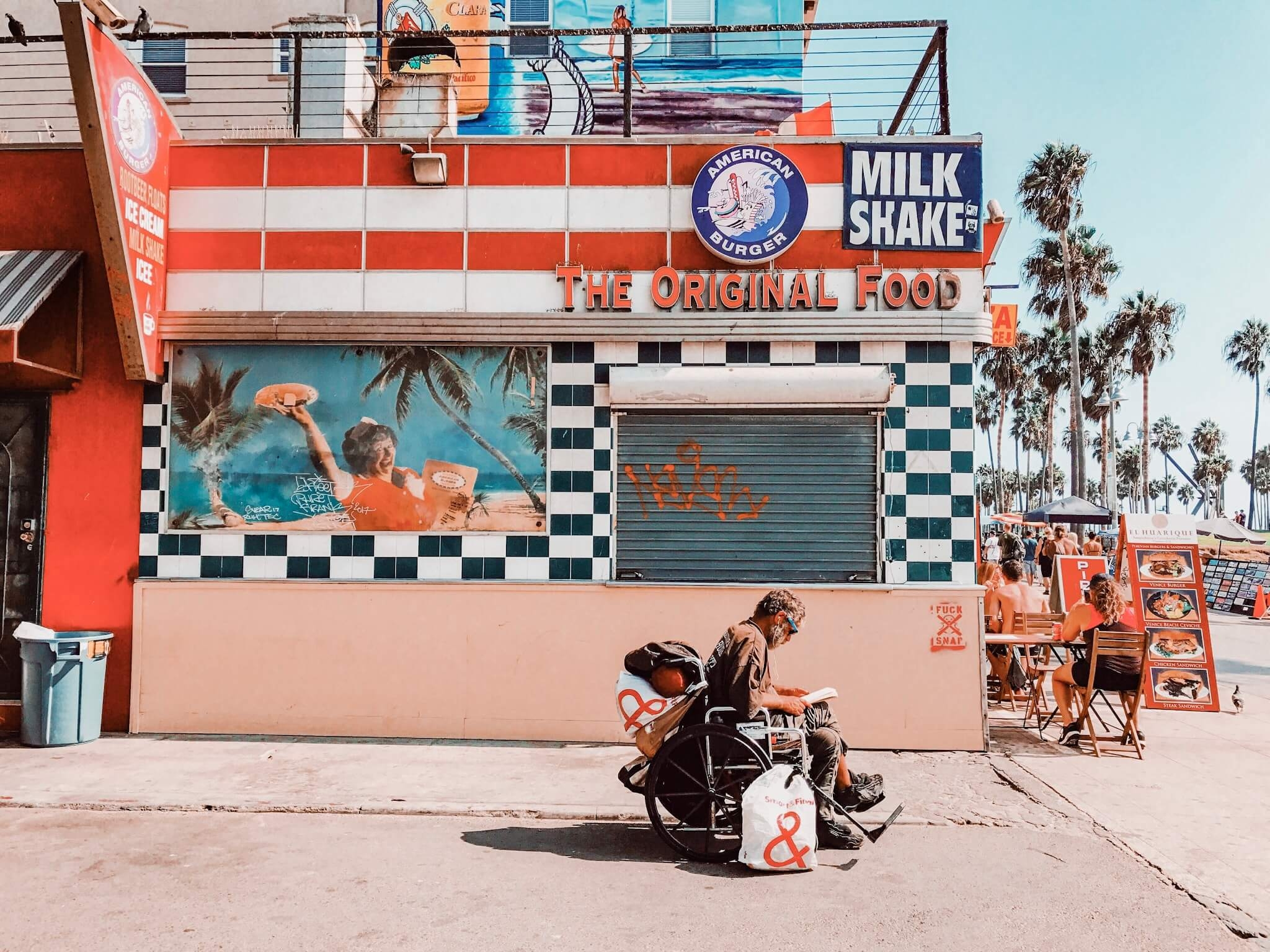 Fast food Venice Beach à Los Angeles