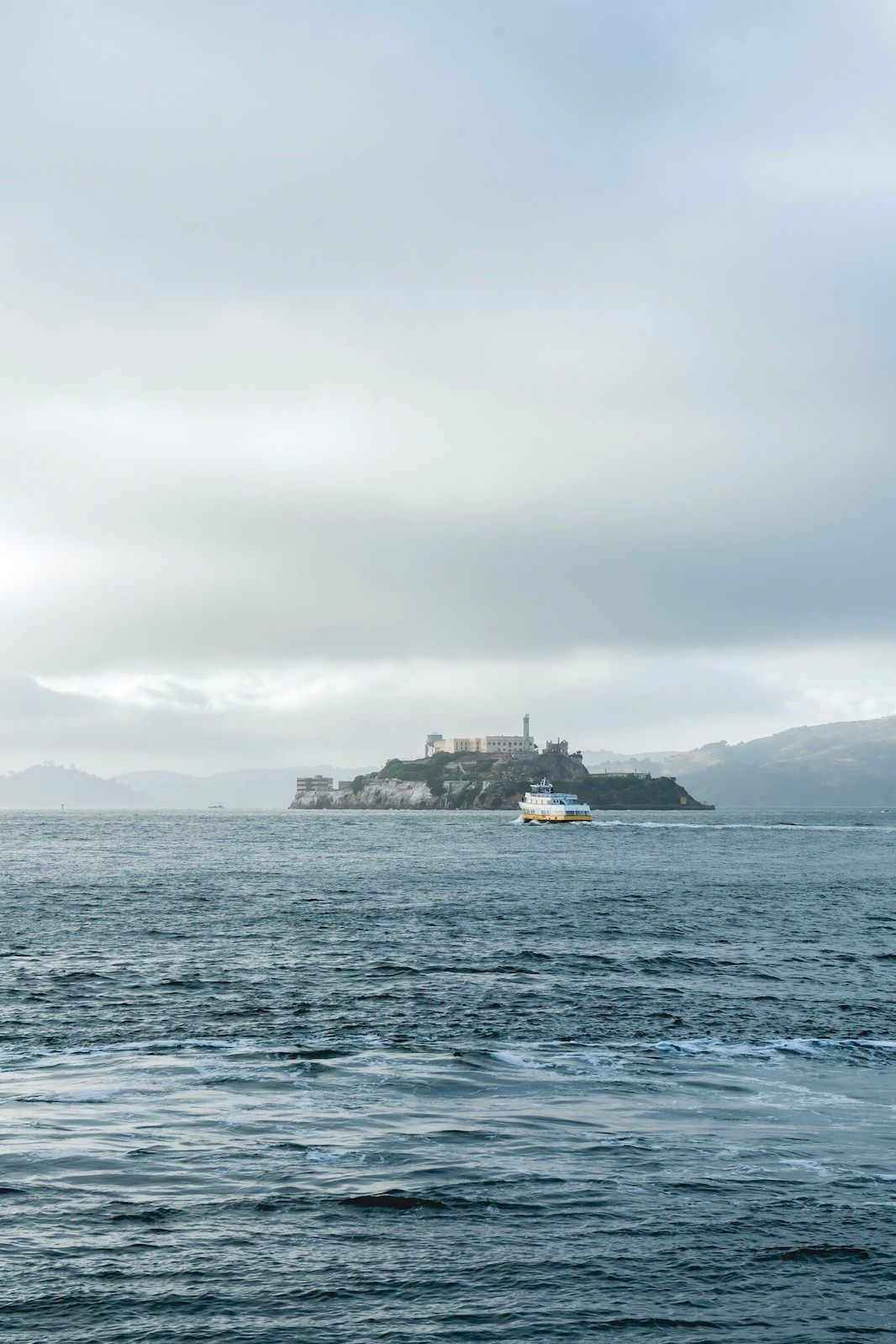 Vue de la prison d&#039;Alcatraz à San Francisco aux USA