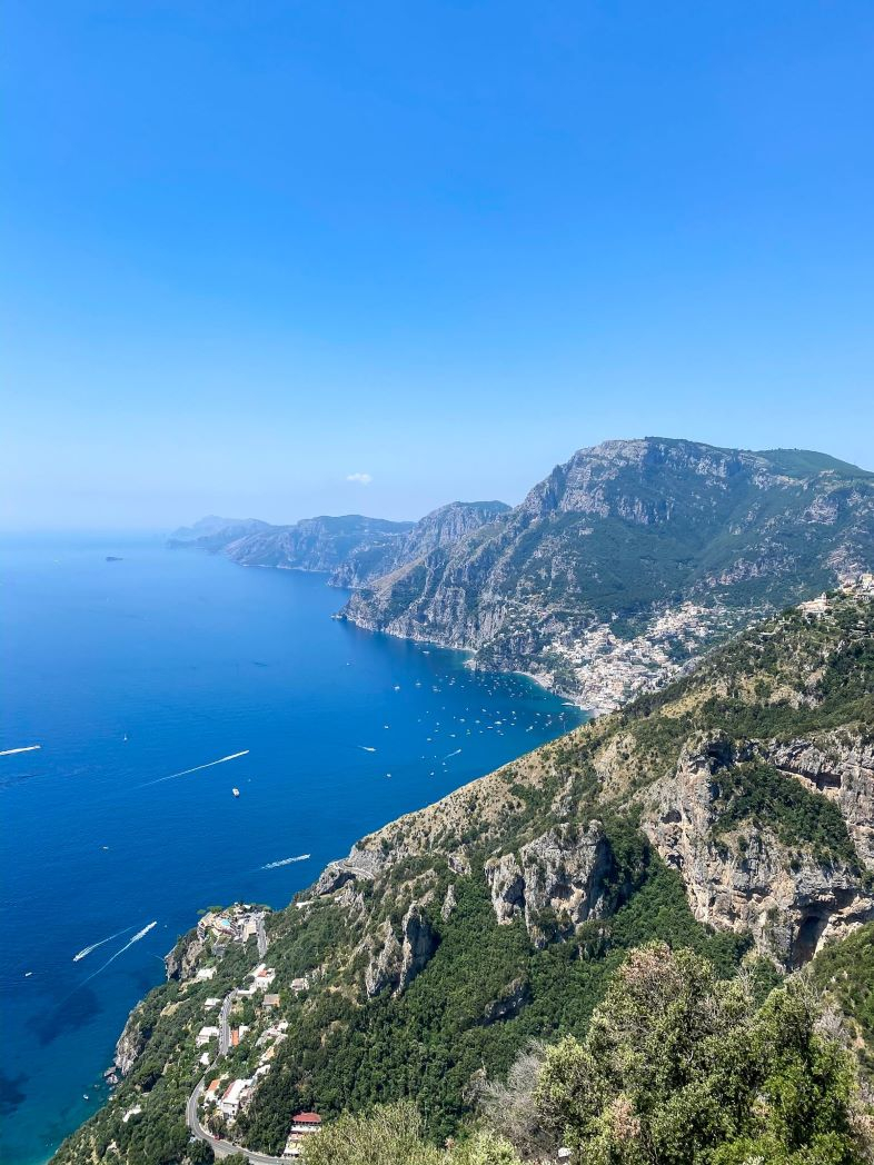 Randonnée Sentier des Dieux sur la côte Amalfitaine en Italie